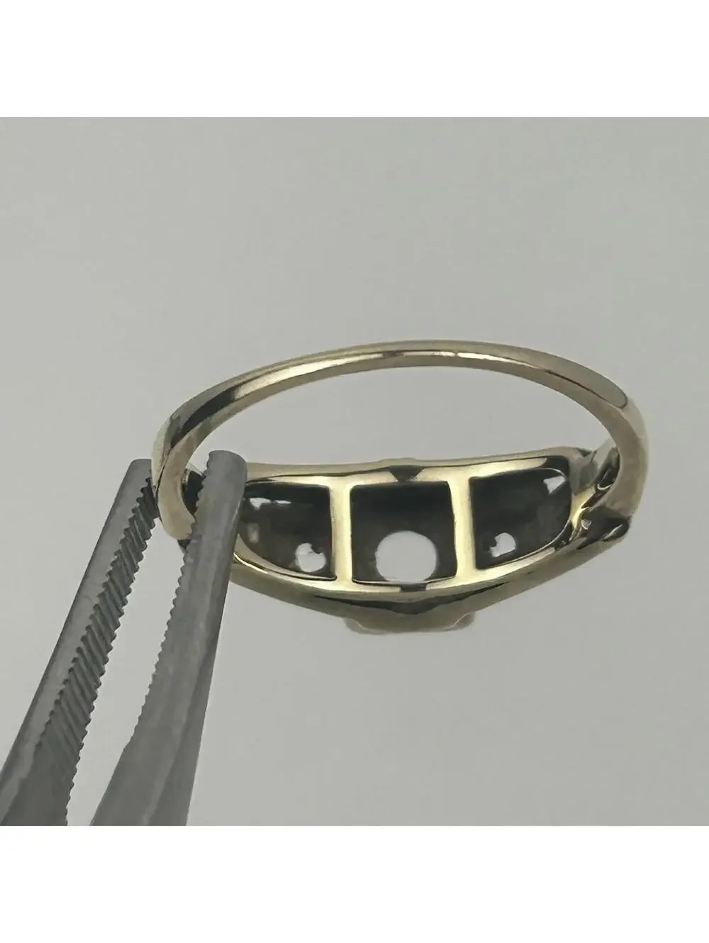 Granat Bros 14k Yellow Gold Engagement Ring Setting Mounting 1.84 Grams NO STONE - Picture 11 of 16